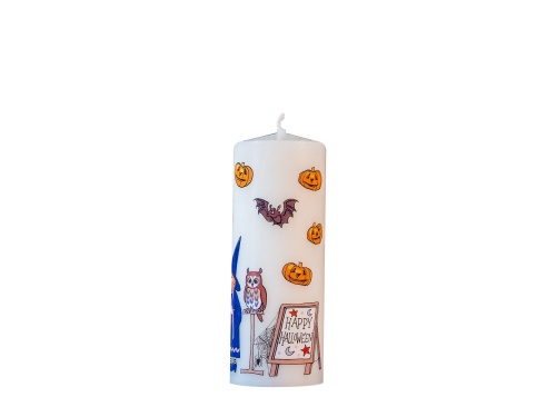 Alison Gardiner Halloween Pillar Candle (non-fragranced)